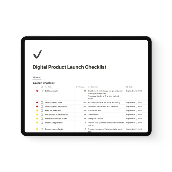 Producthunt Launch Checklist