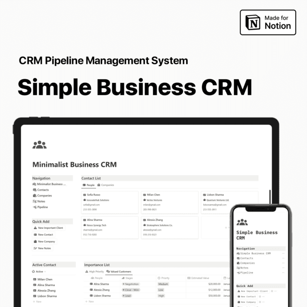 Simple Business CRM