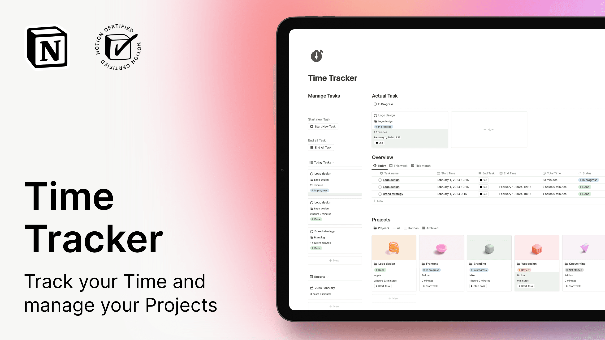 Notion Time Tracker for Free - image 1
