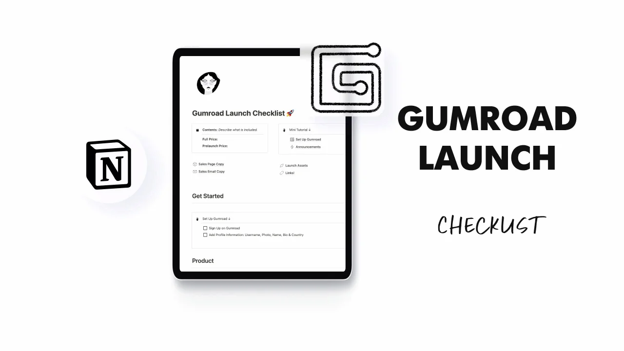 Gumroad Launch Checklist - image 1