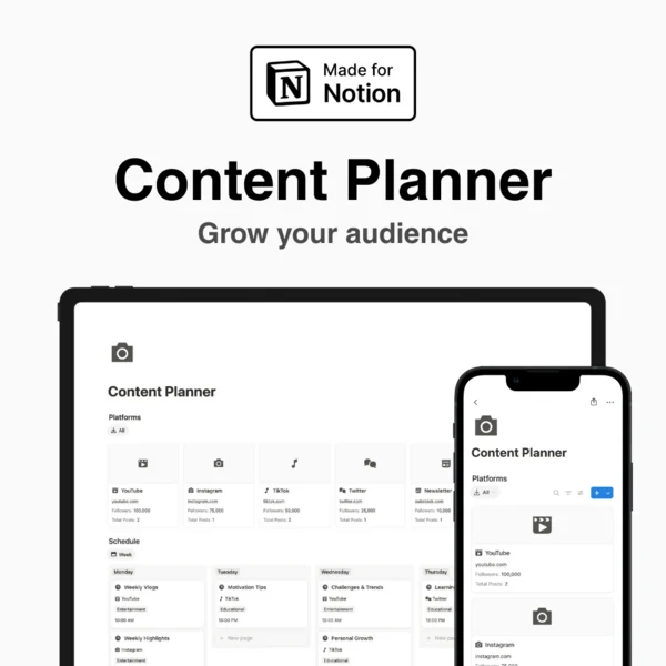 Notion Content Planner