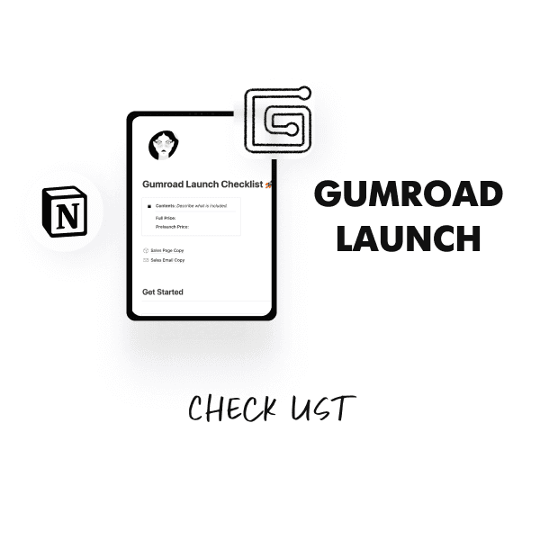 Gumroad Launch Checklist