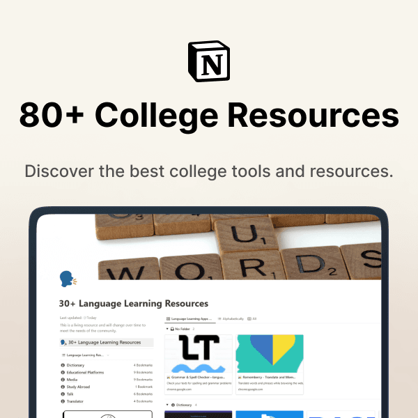 80+ College Resources