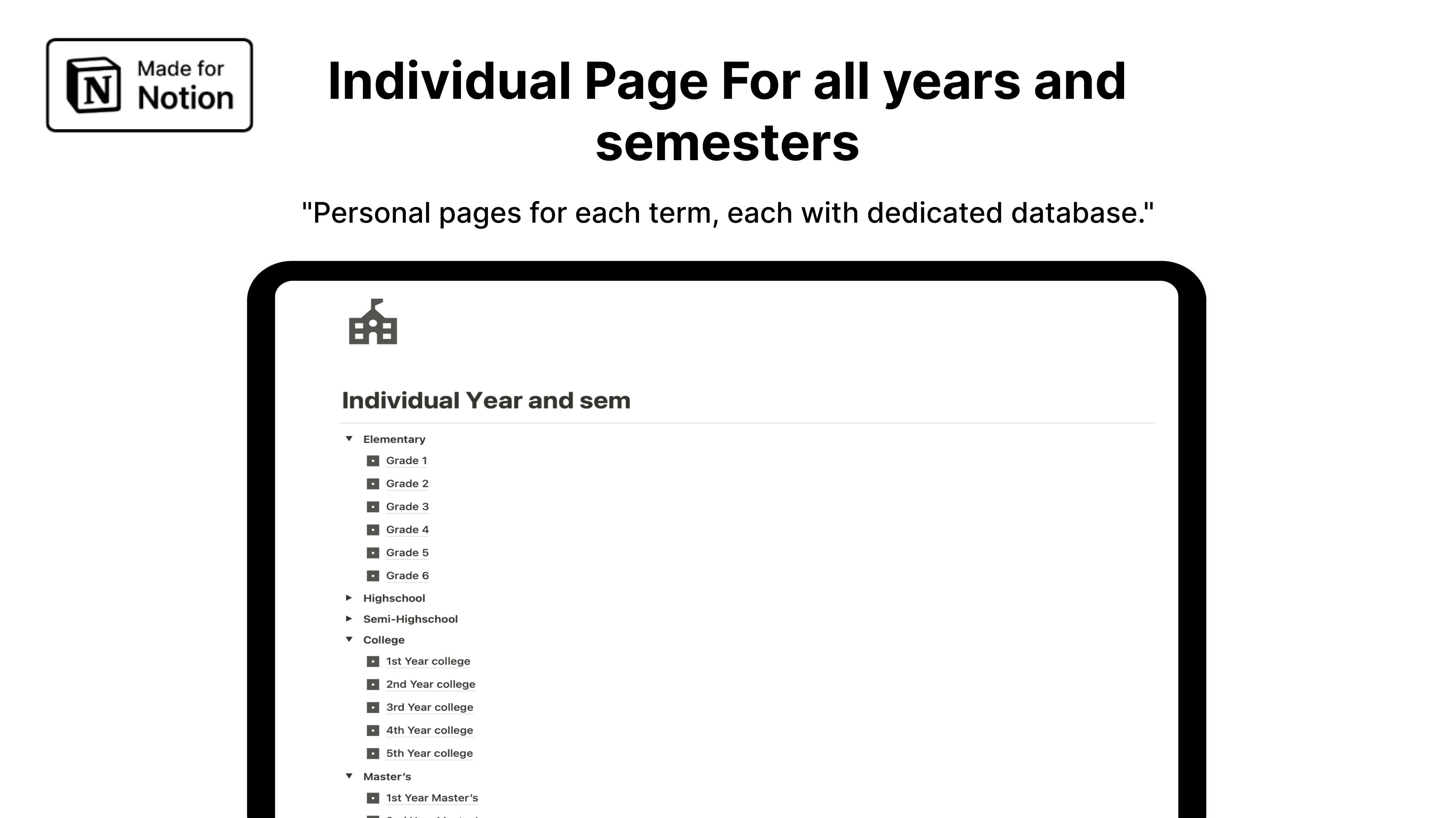 Acadashboard 2024: Notion Student OS - image 2