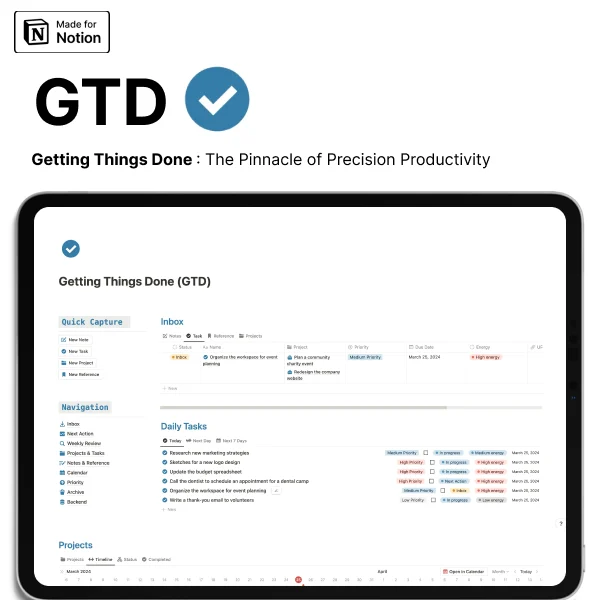 Getting Things Done (GTD)