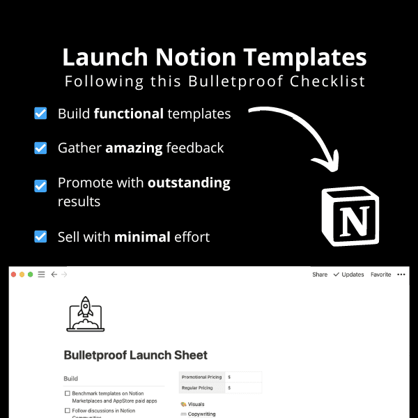 The Bulletproof Launch | Notion Template — GumHunt