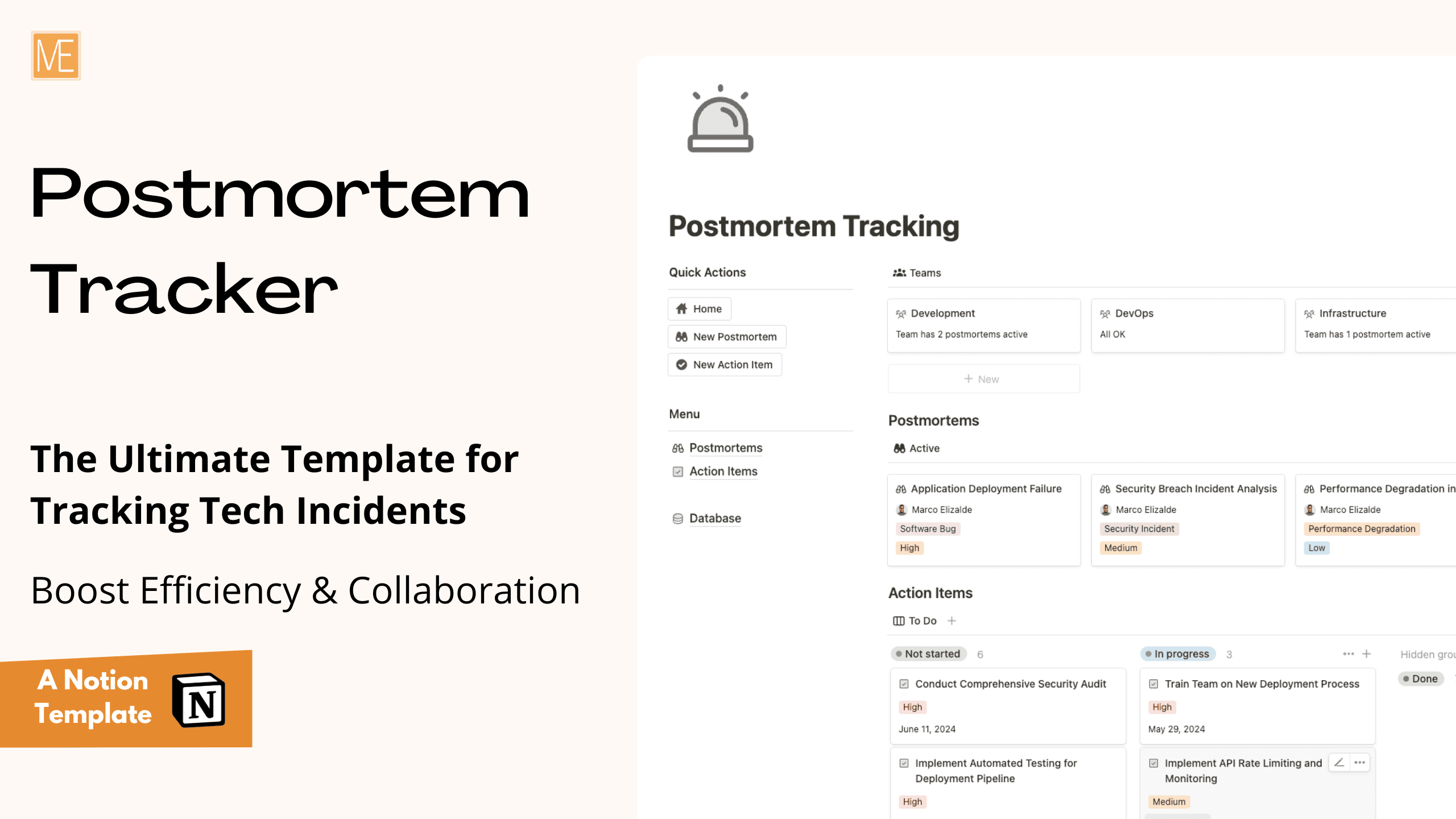 Postmortem Tracker a Notion Template - image 1