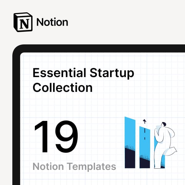 Essential Startup Collection – 19 Notion Templates