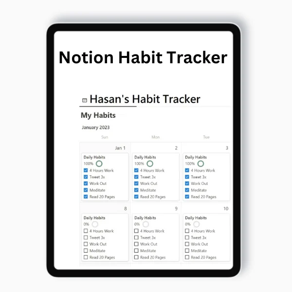 The Ultimate Notion Habit Tracker