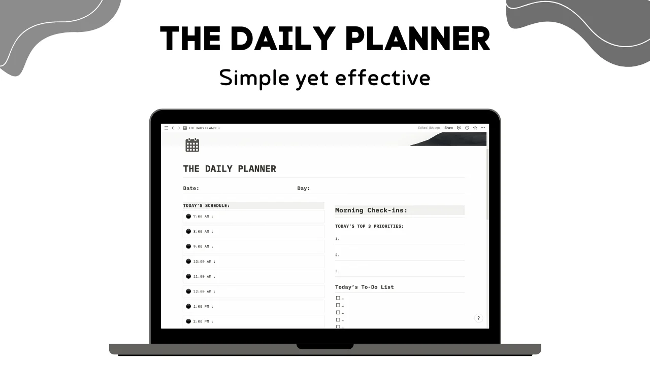 The Daily Planner | Notion Template - image 4