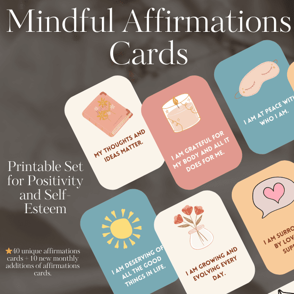 Mindful Affirmations Cards