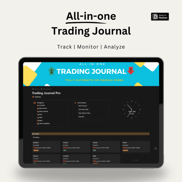 All-in-one Trading Journal