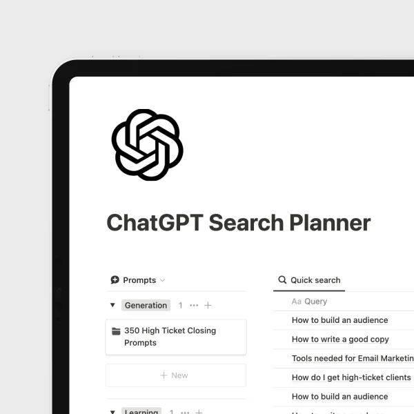 ChatGPT Search Planner