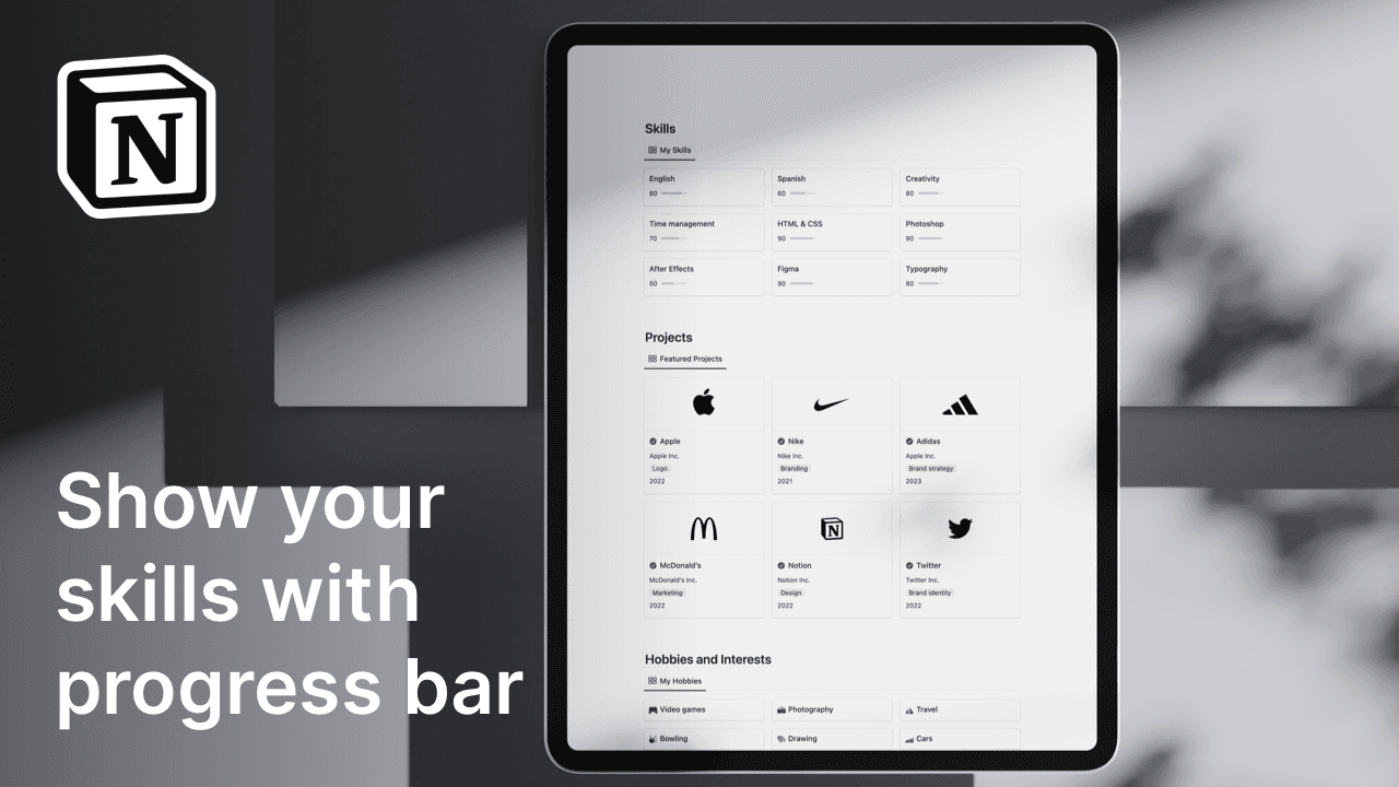 Notion Resume Template for Free - image 4