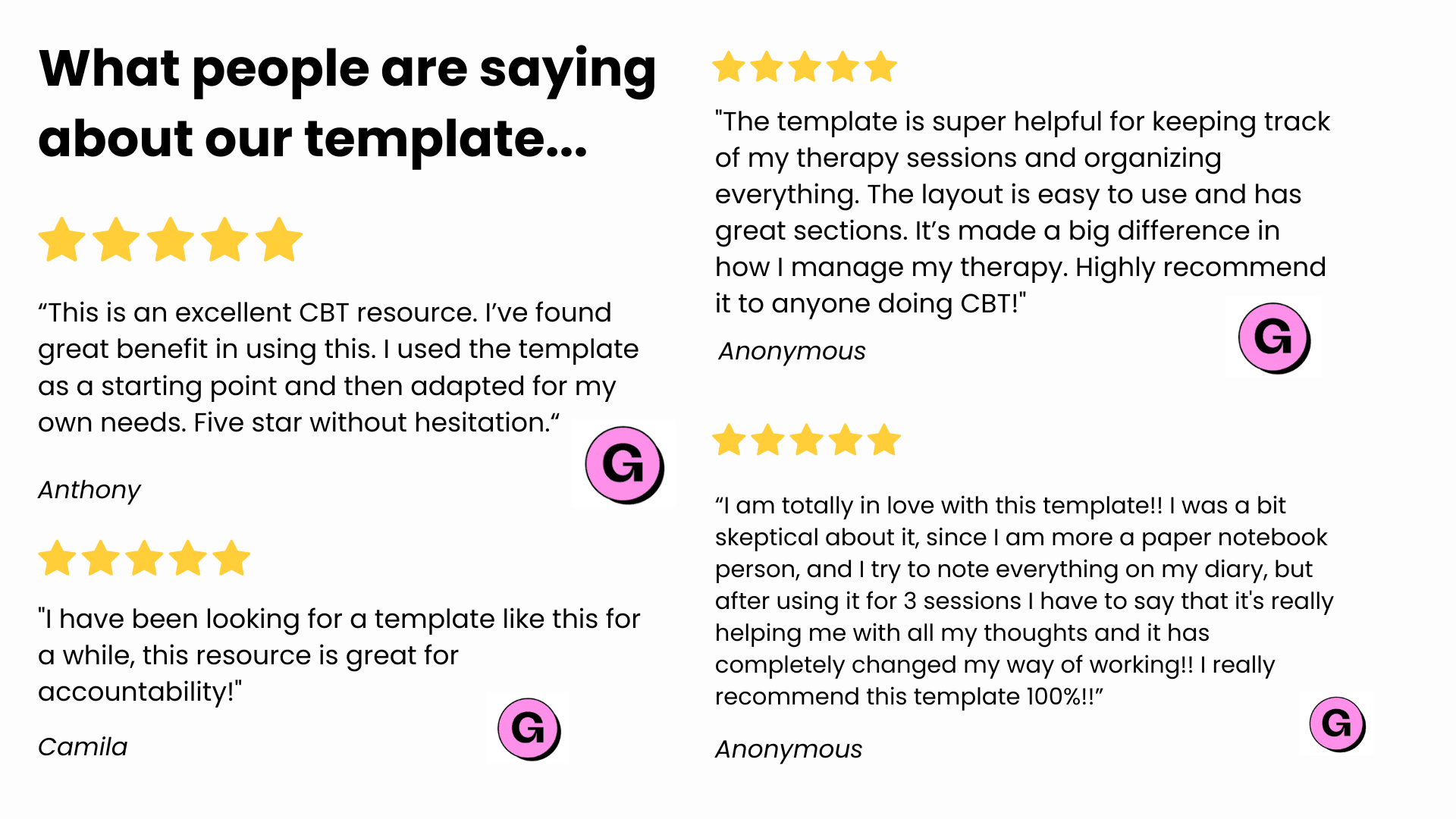 CBT Therapy Notion Management Template