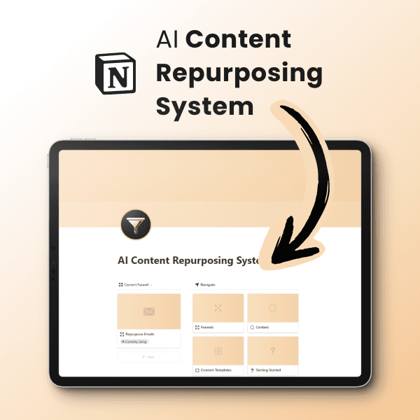 Save 2 hours of writing each day (Repurpose your content with AI)