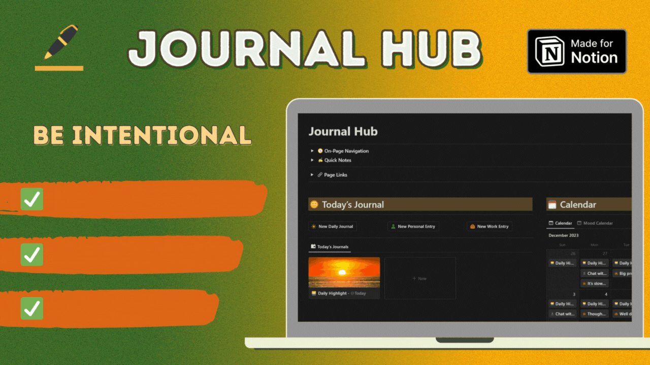 ✍ Journal Hub