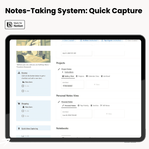Notes-Taking System