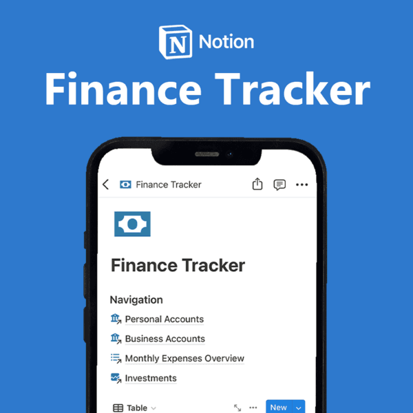 Finance Tracker - Template
