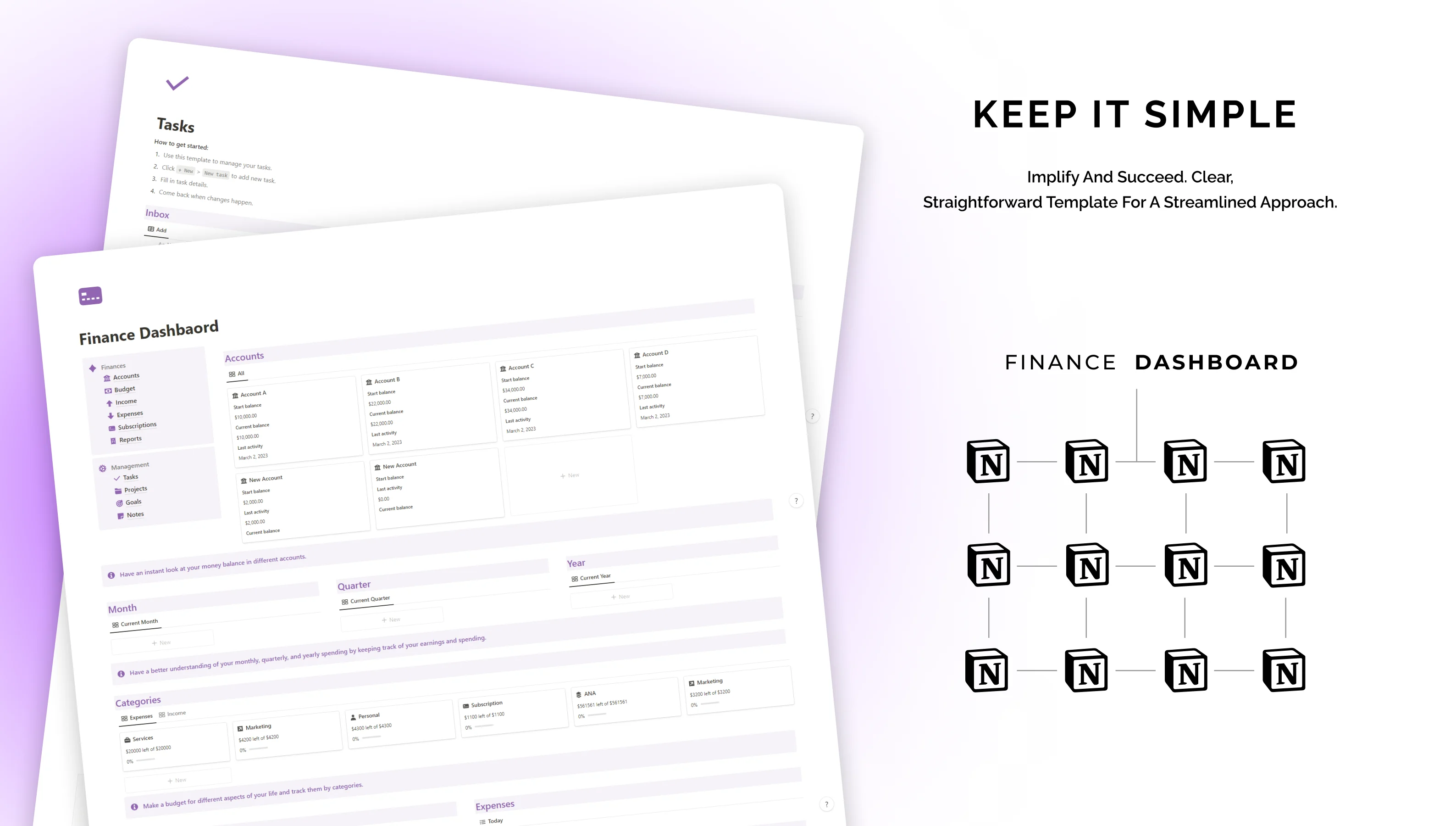 Finance Dashboard - Notion Template - image 5