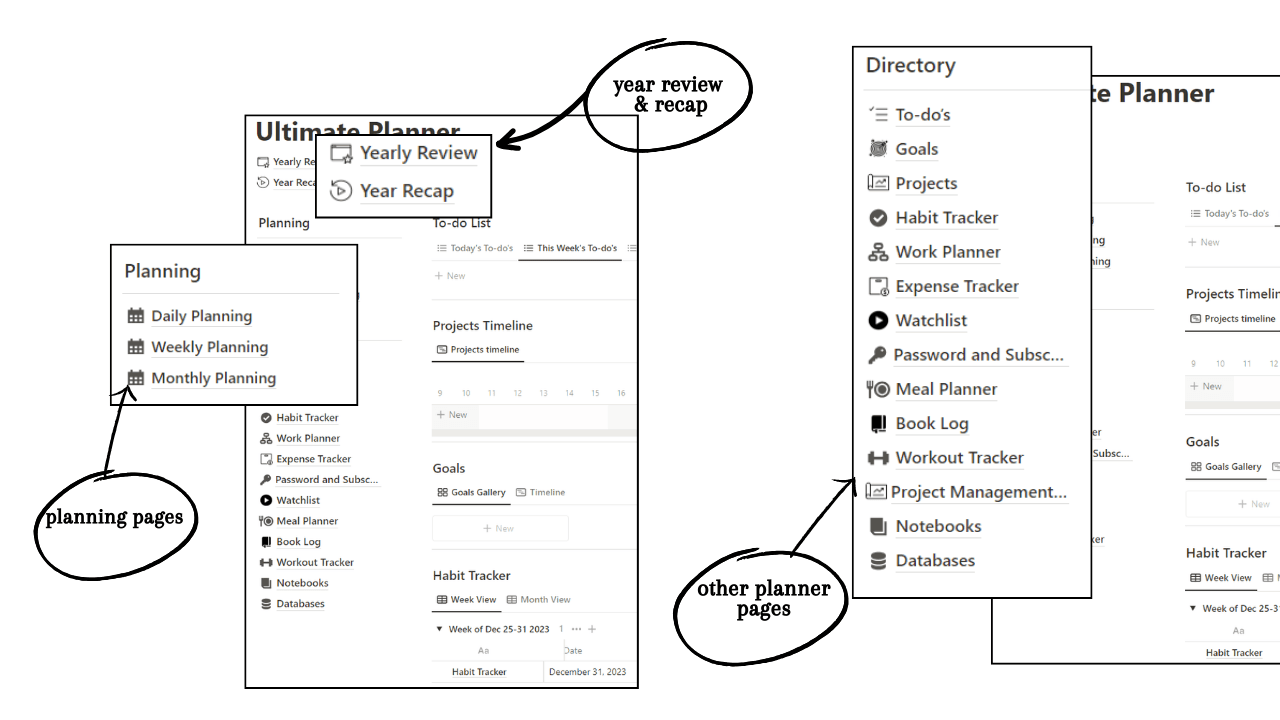 Notion All-in-one Planner Template - image 2