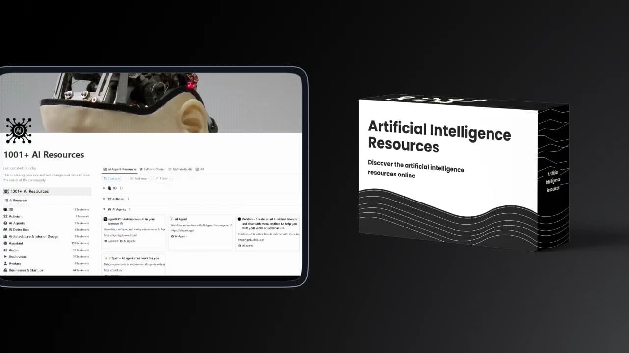 1001+ Artificial Intelligence Resources - image 1