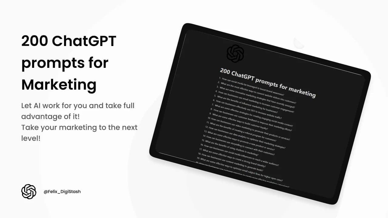 200 ChatGPT 4.0 prompts for Marketing - image 2