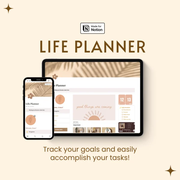Life Planner with notion