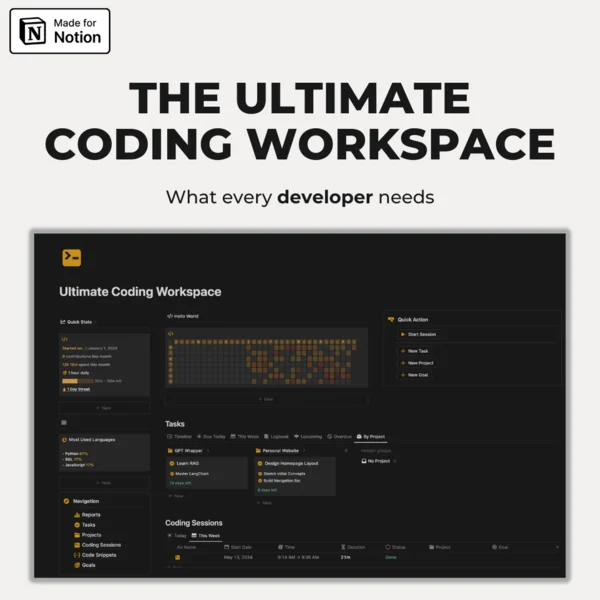 Ultimate Coding Workspace