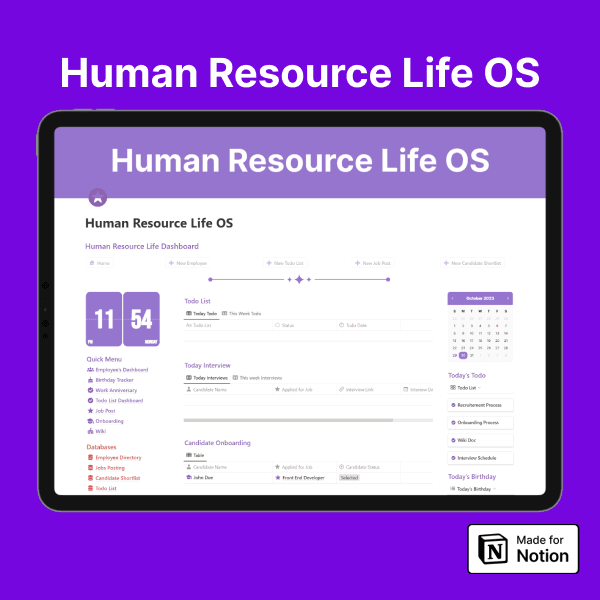 Human Resource Life OS