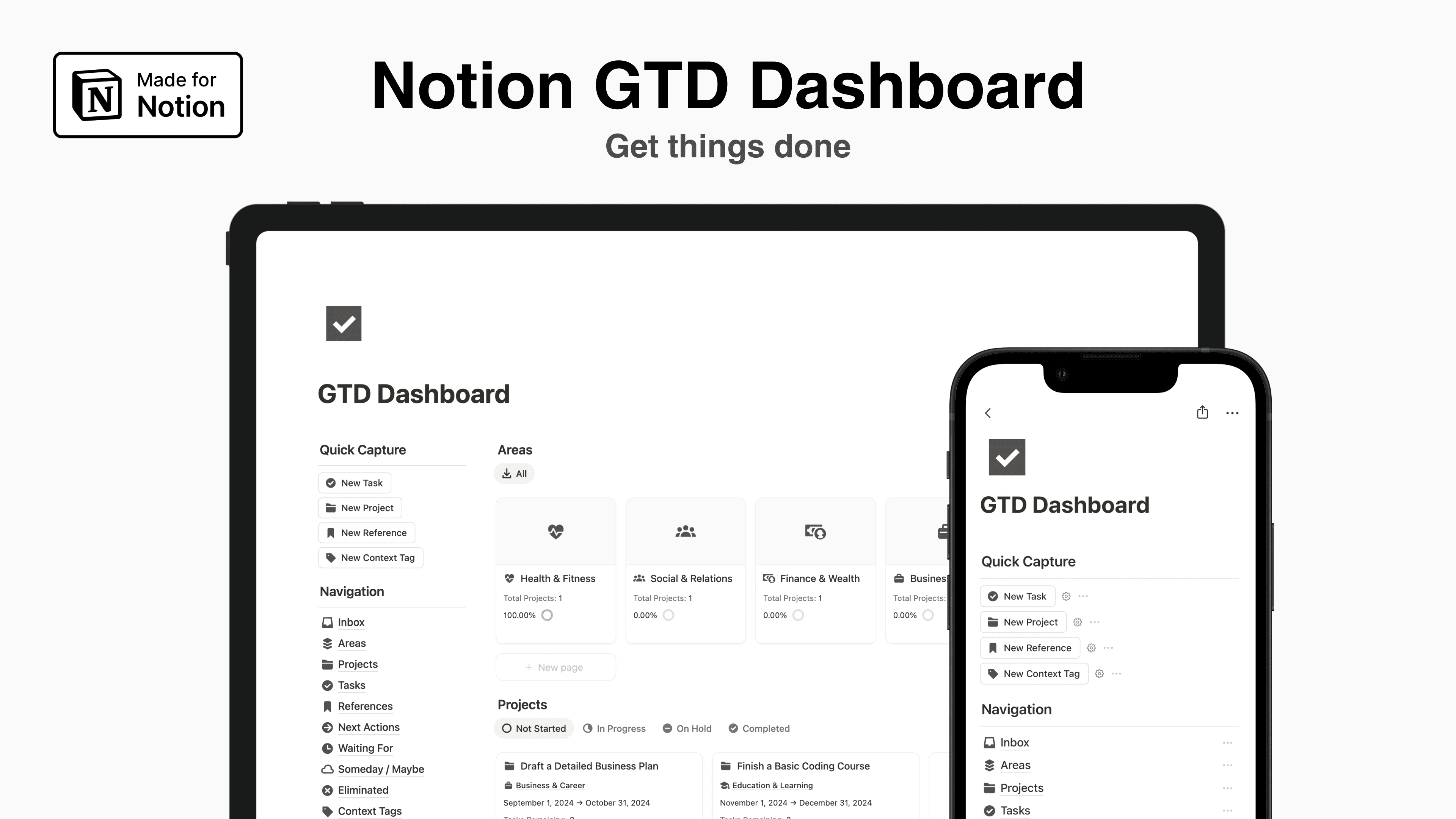 Notion GTD Dashboard - image 1