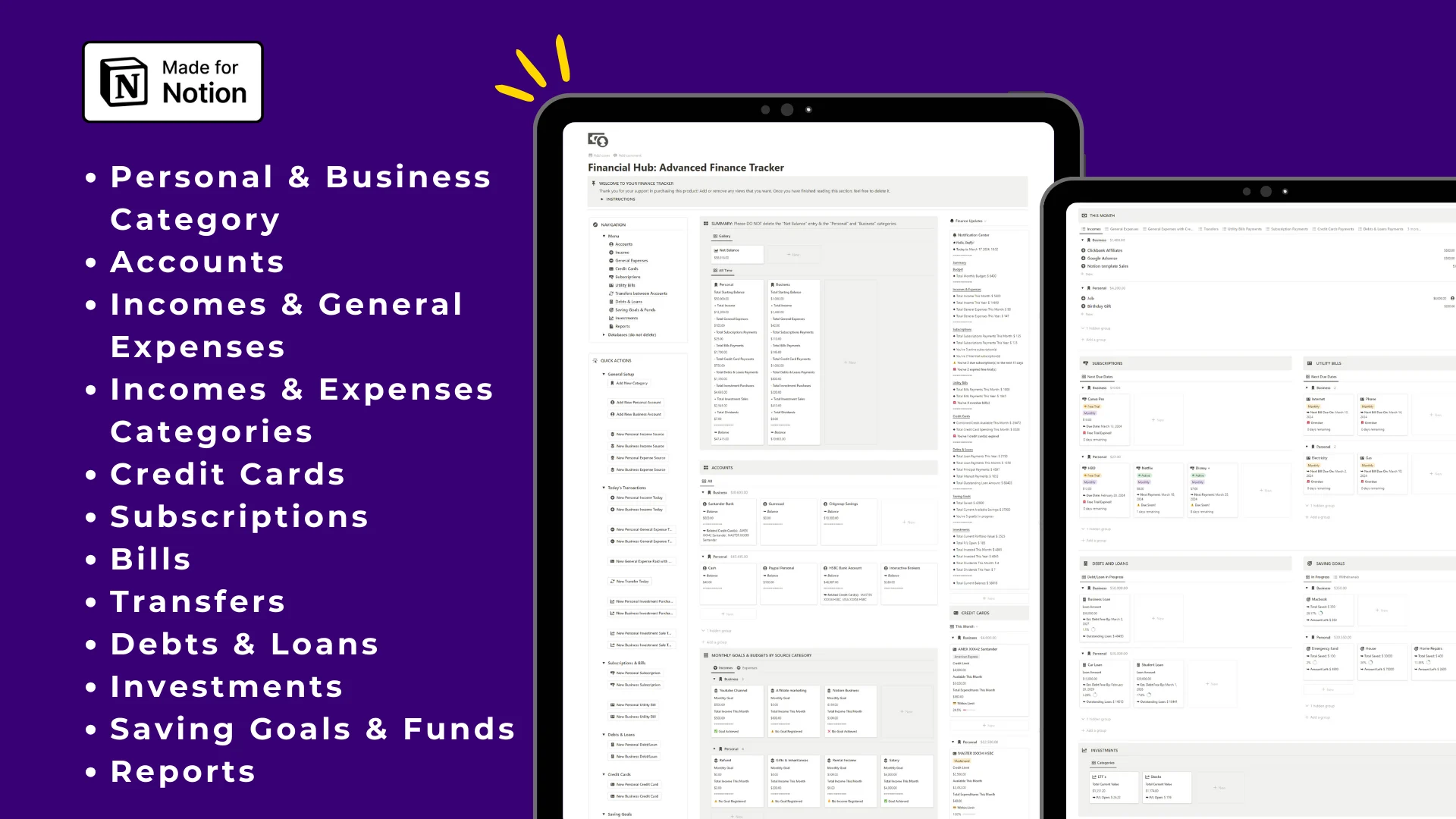 Financial Hub: Advanced Finance Tracker - image 2