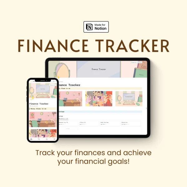 Finance Tracker with notion