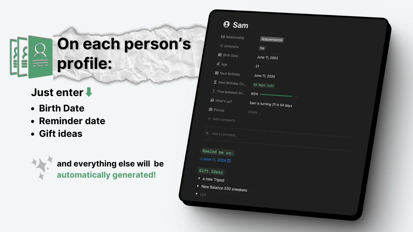 Notion Birthday Tracker - image 5