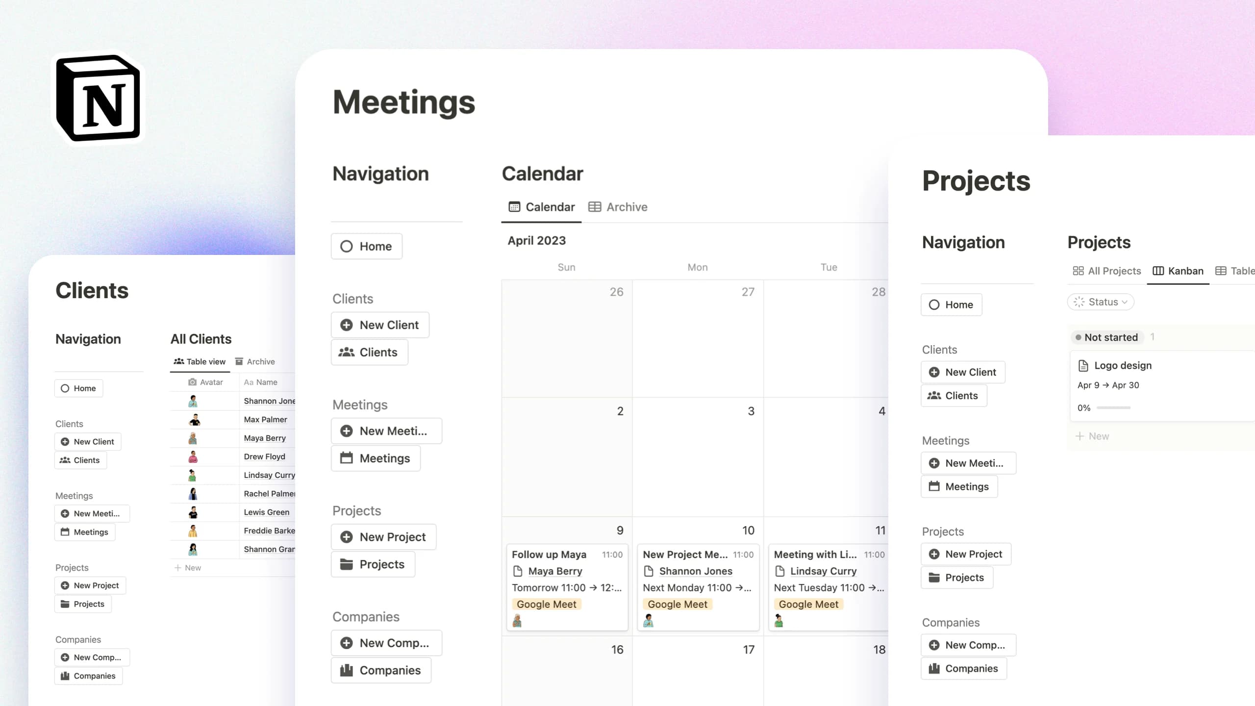 Notion Ultimate CRM Board - image 2