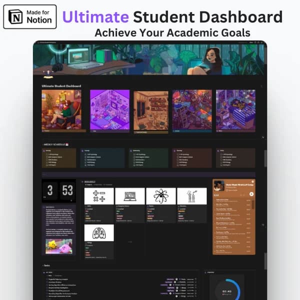 Notion Student Planner