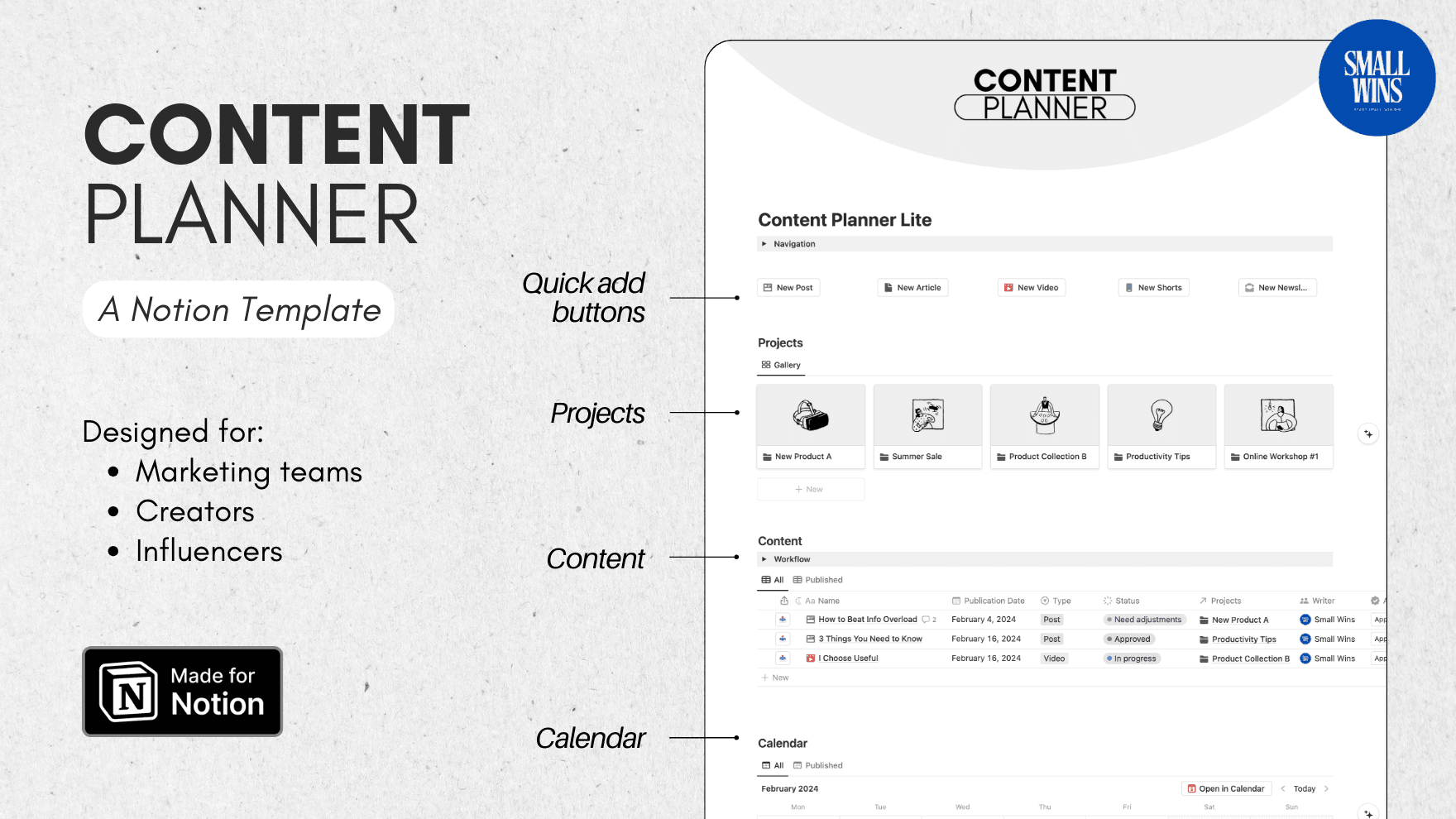 Content Planner Lite