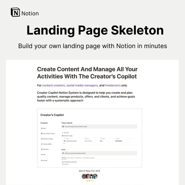 Landing Page Skeleton