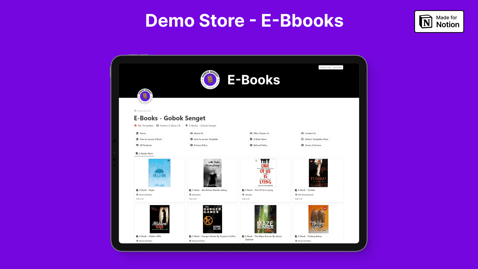 Notion E-Store OS - image 5