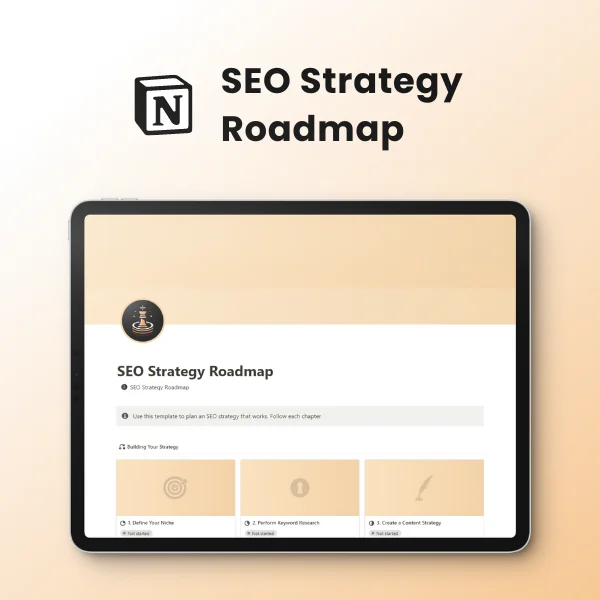 SEO Strategy Roadmap - Build A Solid SEO Plan