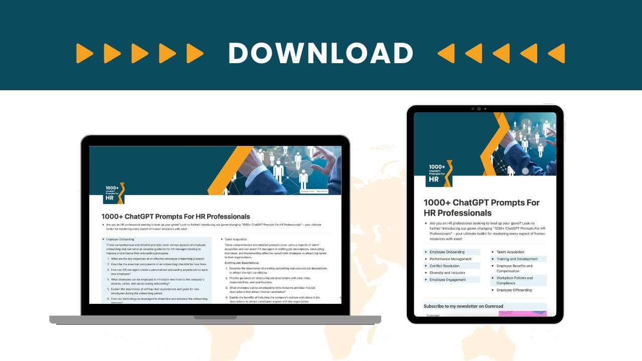 1000+ ChatGPT Prompts For HR Professionals - image 2