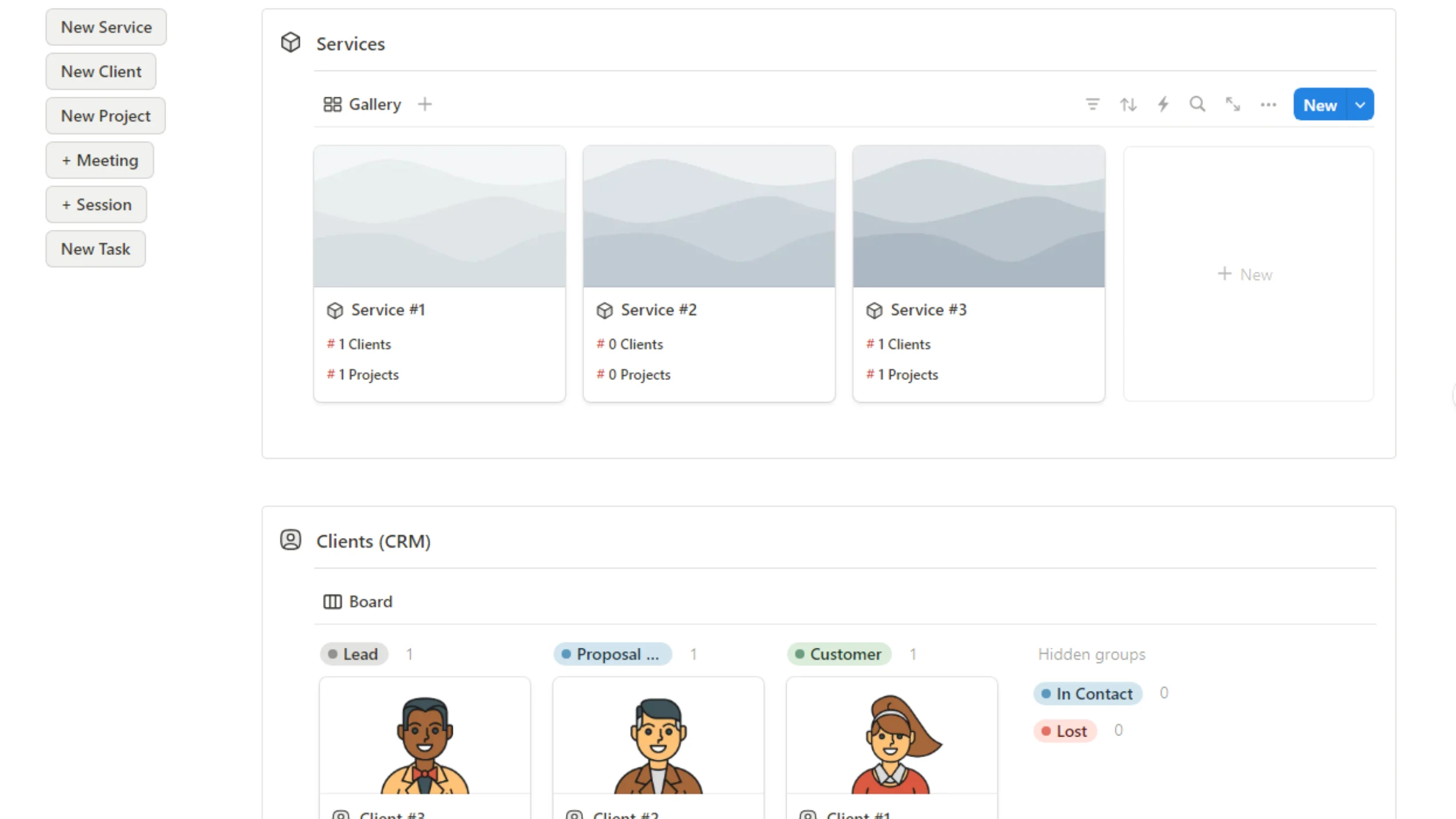 Consulting Dashboard - image 2