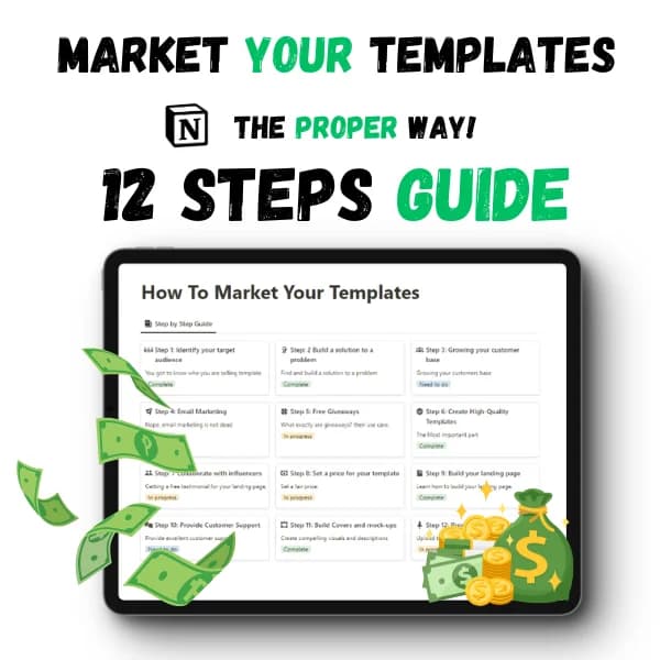 How To Market Your Notion Templates