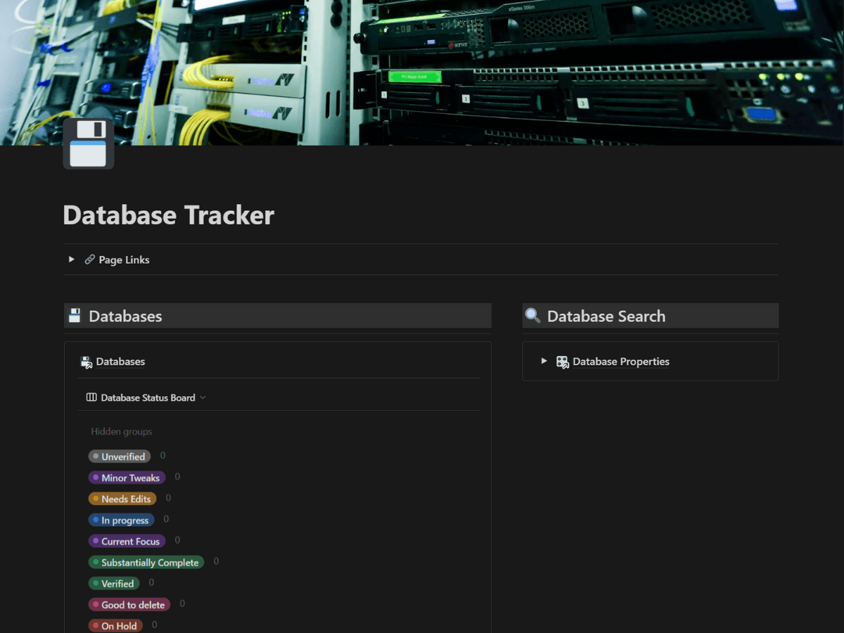 💾 Notion Database Tracker