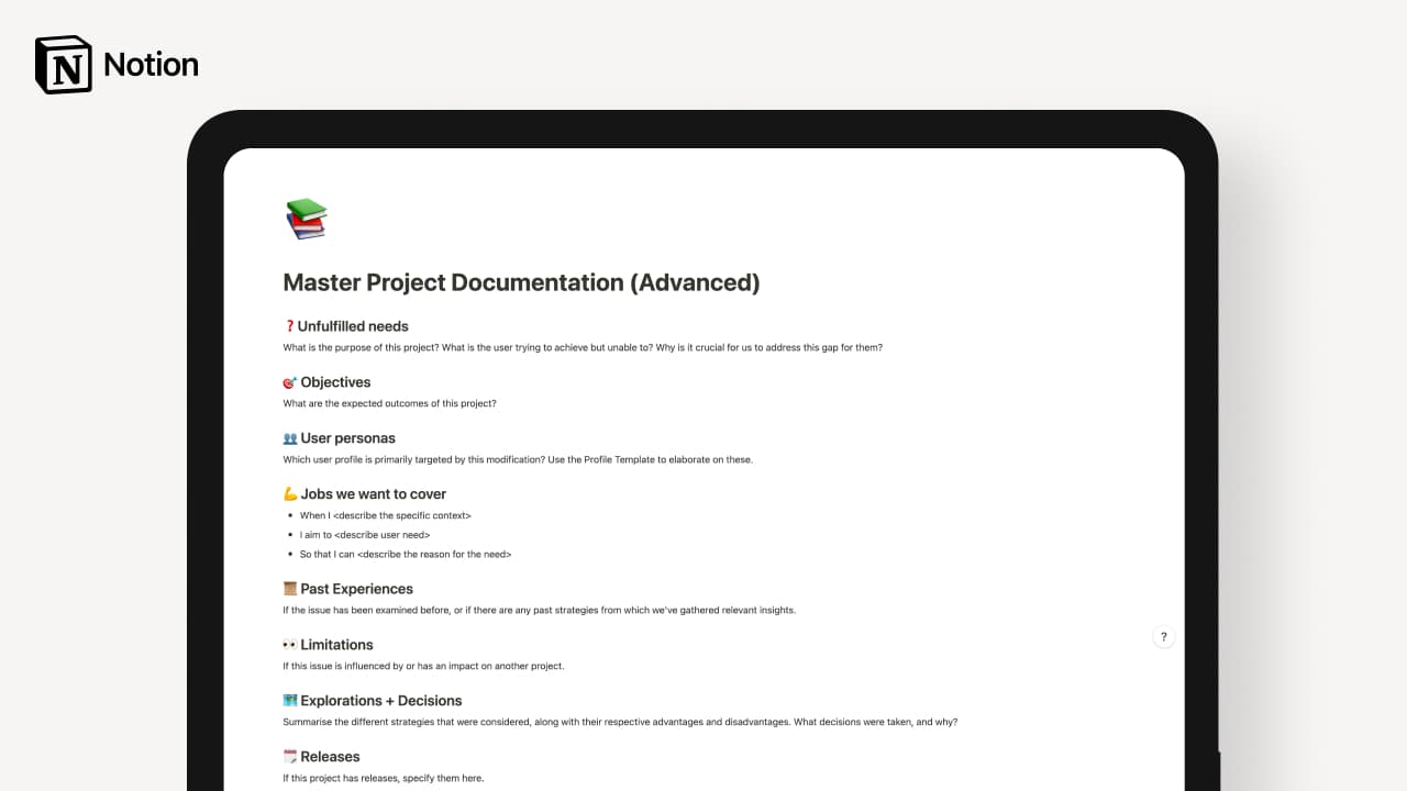 Master Project Documentation (Advanced) Template - image 1