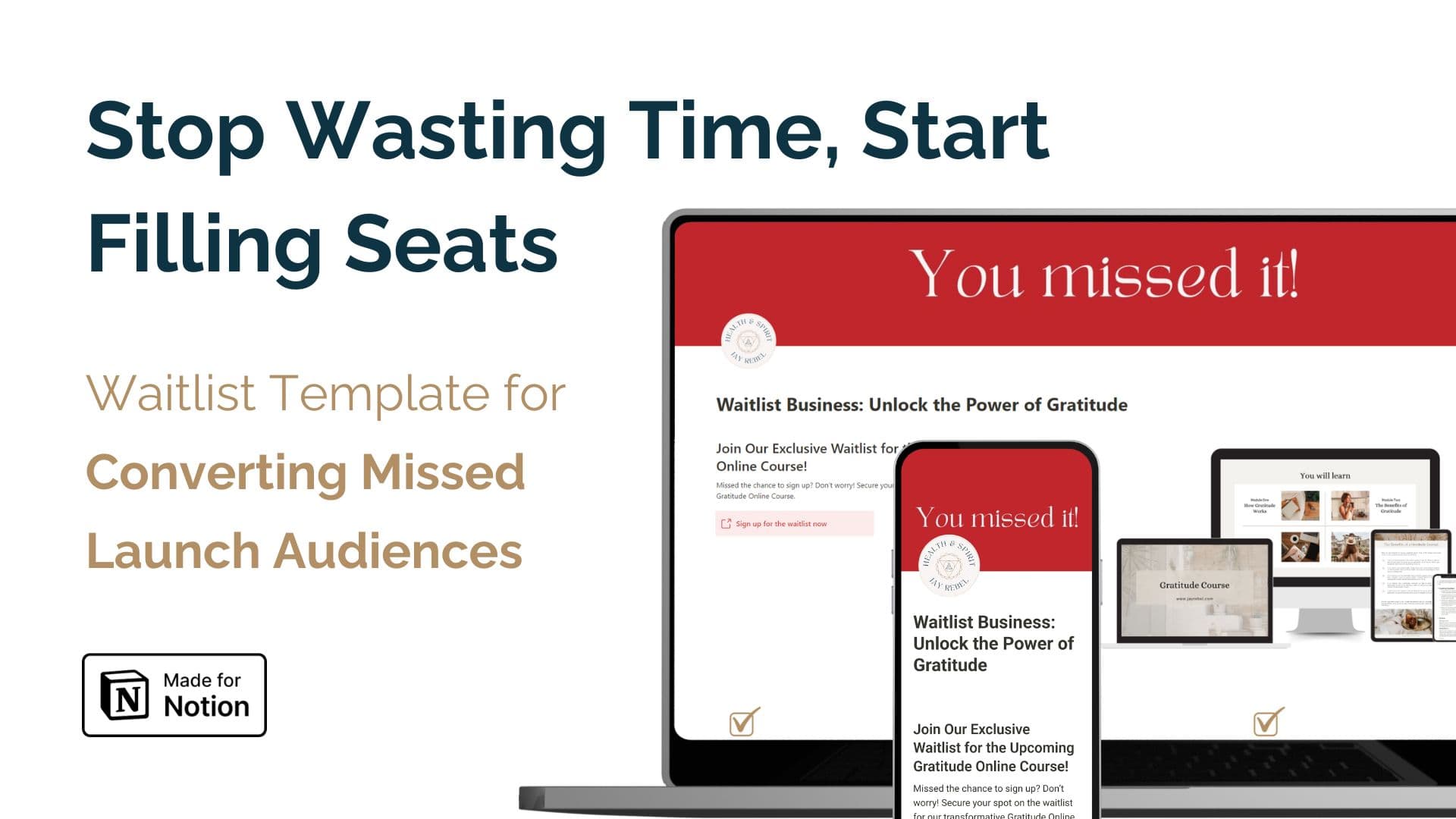 Notion Waitlist Template - image 1