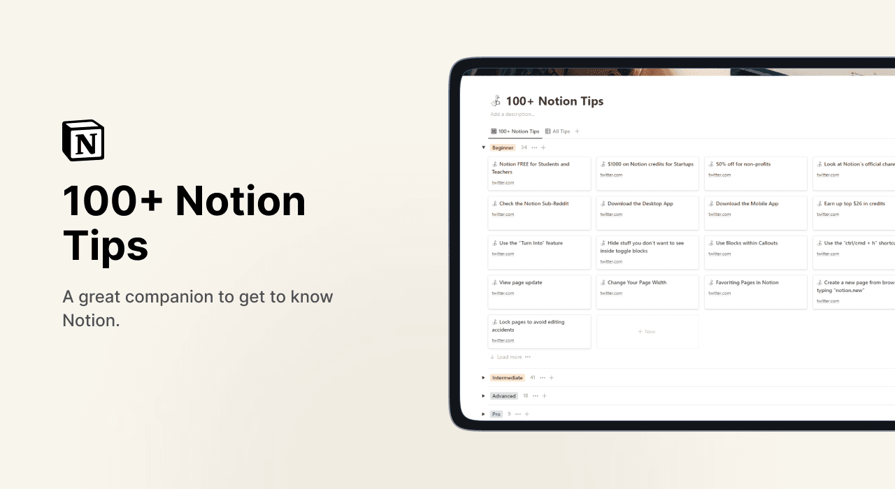 100+ Notion Tips - image 1
