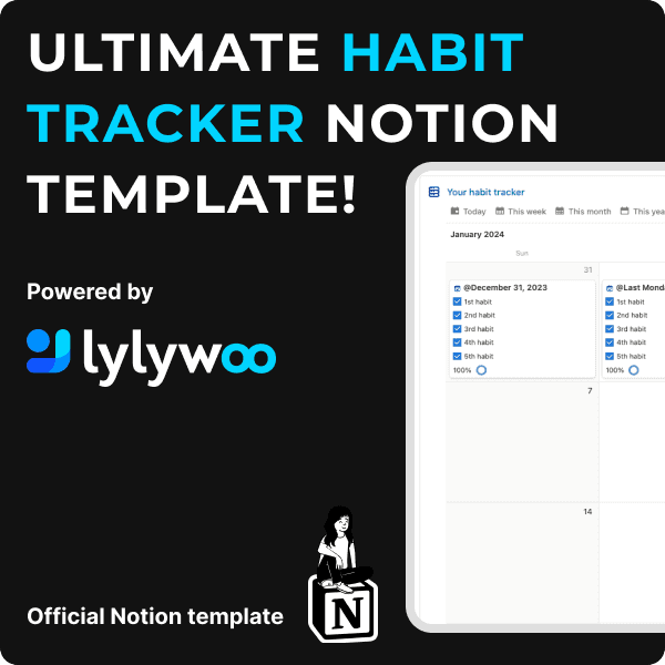 Notion Template, Life Planner ADHD