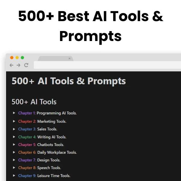 500+ Best AI Tools & Prompts