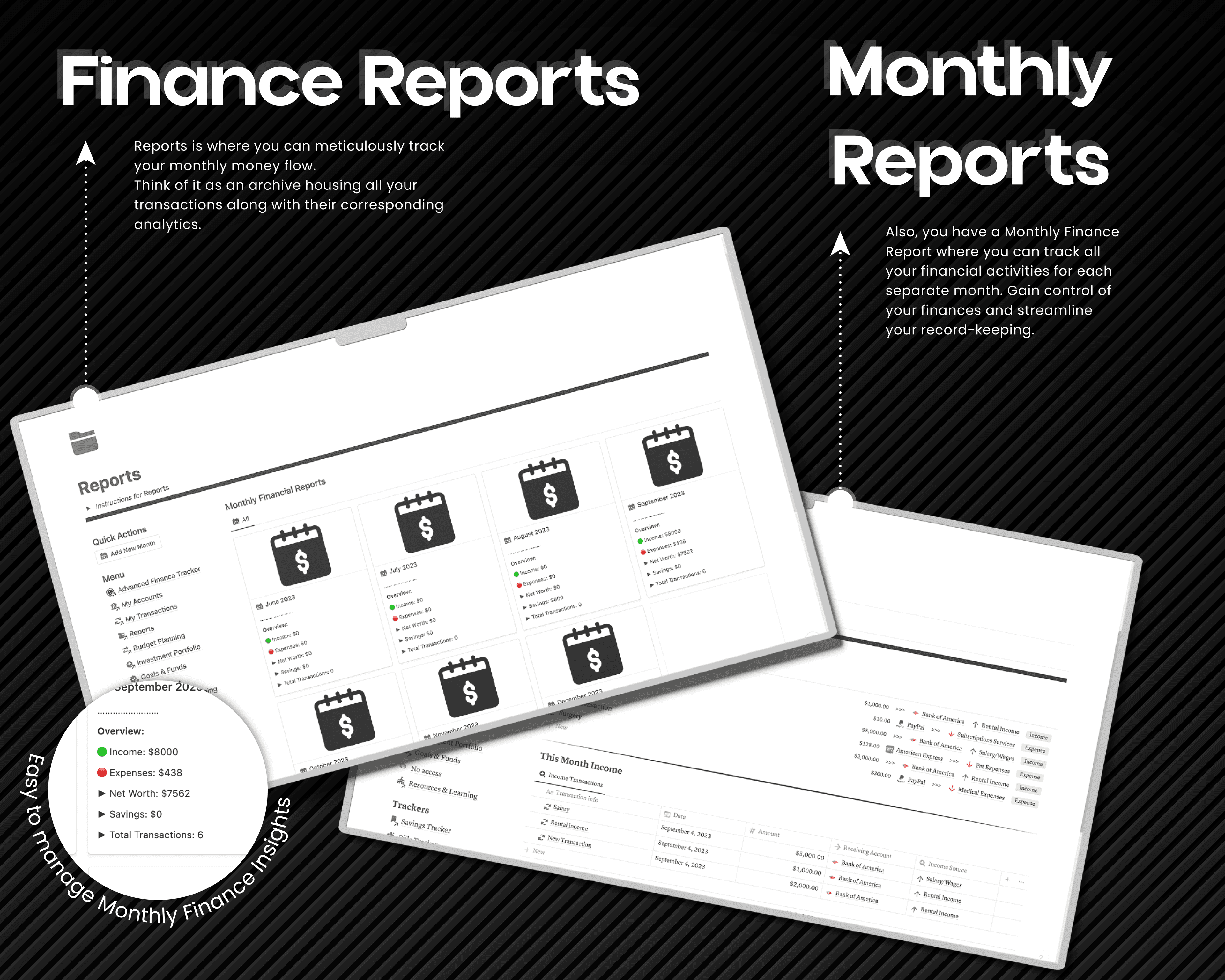 Advanced Finance Tracker Notion Template - image 6